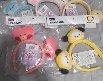 BTS bt21 カチューシャ　RM ジン　suga jhope ジミン　Vグク BT21 Headbands BT21 Hairband | BTS Hair Accessories | BT21 Soft