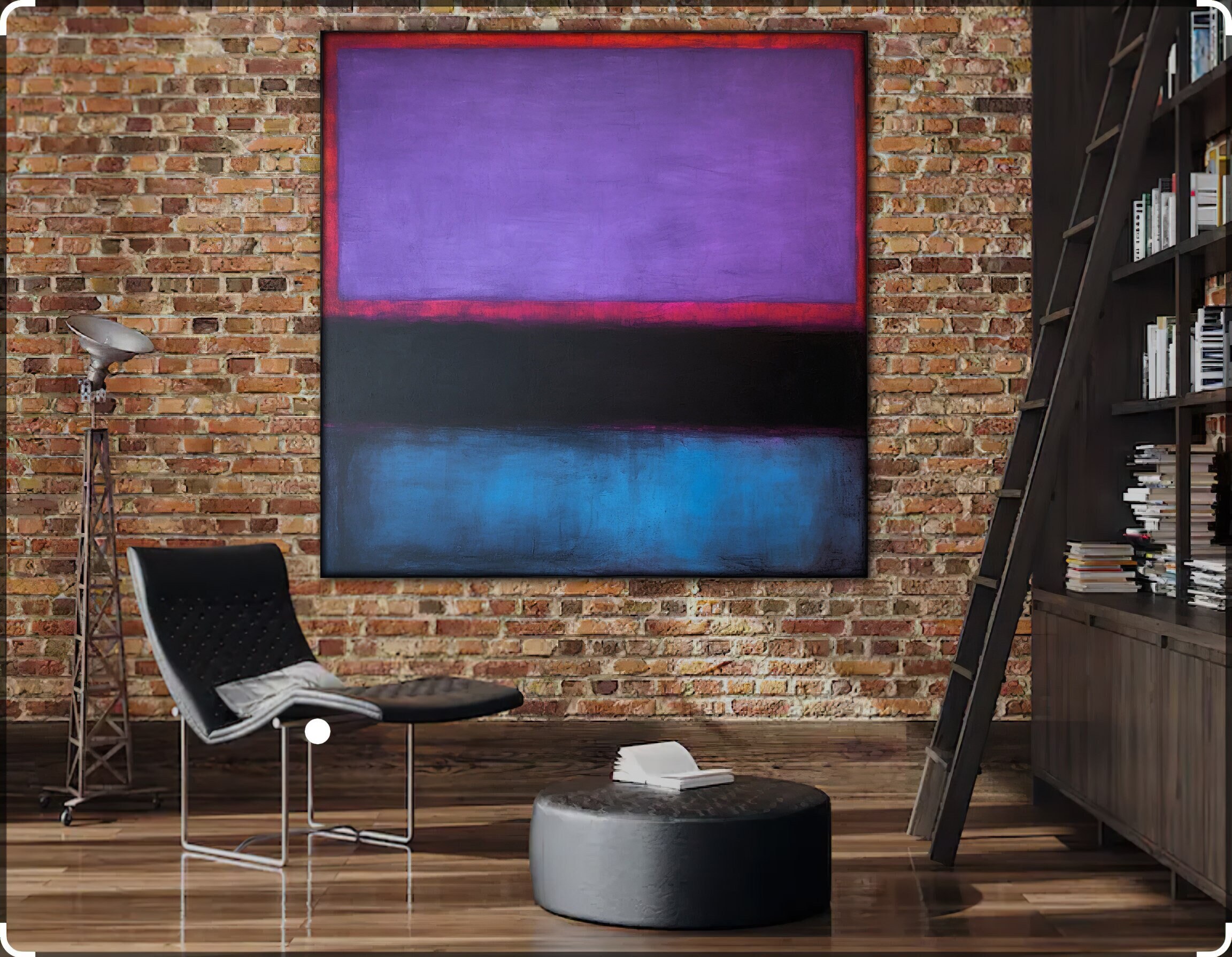 Rothko Style Ready to Hang Huge Art Prints Wall Art Decor Canvas Large