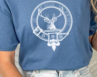 Camiseta Outlander: Je Suis Prest Fraser Crest - Regalos escoceses