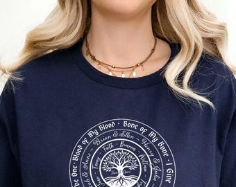 Outlander Family Tree Unisex Tee: Jamie & Claire Fraser Blood of my Blood T Shirt