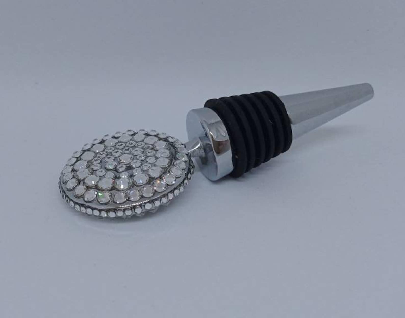SWAROVSKI crystal wine bottle stopper UNIQUE gift fully Etsy