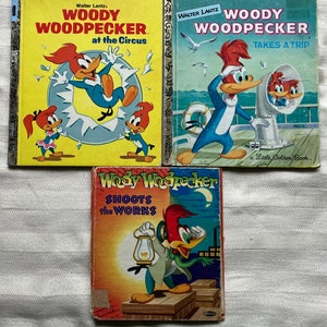 Set Vintage Woody Woodpecker
