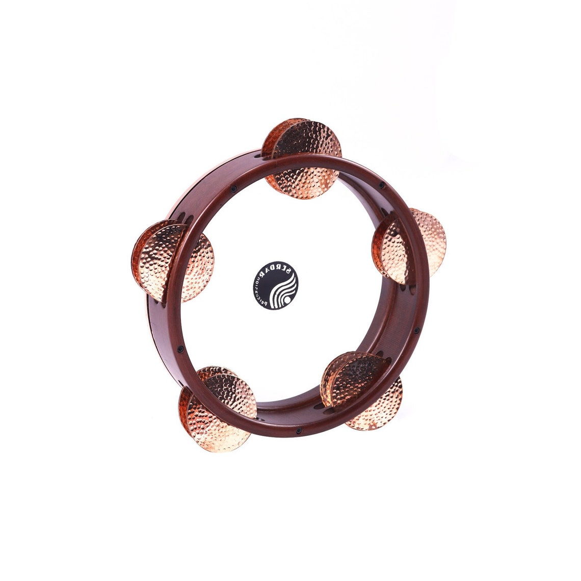 Def Traditional Turkish Tambourine Riq Tef Tuned 227x6 Walnut Etsy