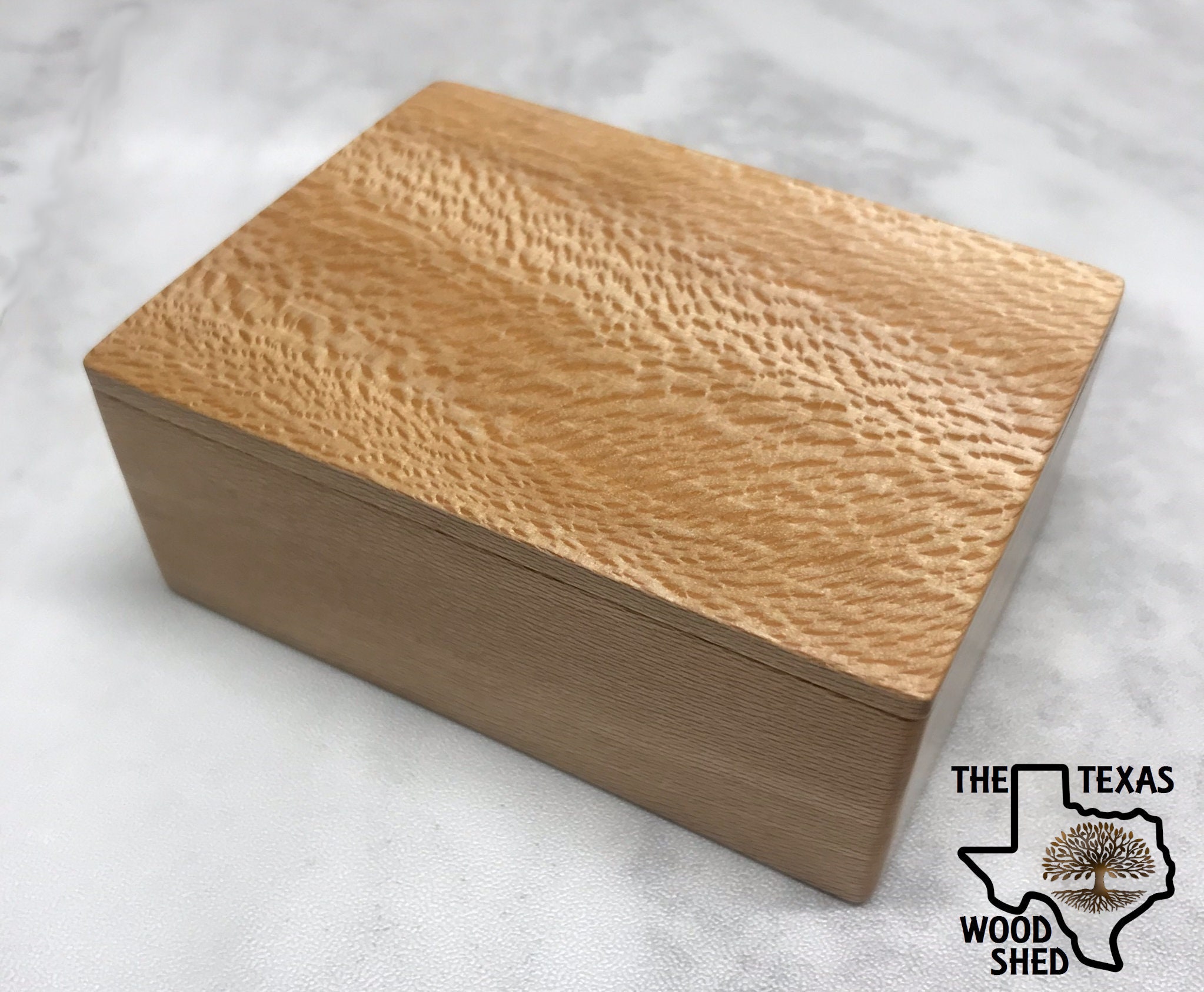 Handmade Wooden Trinket Box made from 1 solid block of Etsy