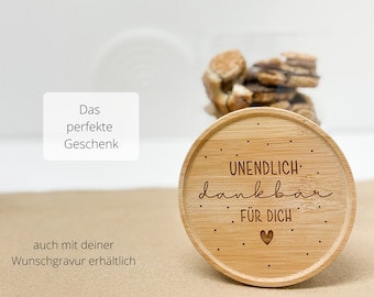 Vorratsglas aus Bambus: Nachhaltig, Stilvoll und Personalisiert –Das Perfekte Geschenk für Freundinnen, Mamas und Besondere Aufmerksamkeiten