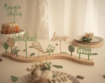 Table decorations for the first day of school - Back to school - Decorations for the start of school - Gifts for the first day of school - Sustainable and high-quality decorations