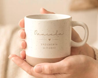 Taza personalizada para un profesor | Regalo de despedida para un profesor | Regalo de agradecimiento para la guardería | Regalo para el jardín de infancia | Taza con nombre | Idea de regalo
