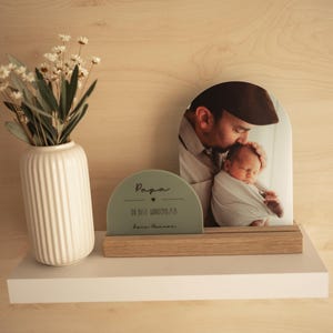Vatertagsgeschenk - Fotogeschenk Vatertag - Personalisiertes Fotogeschenk zum Vatertag, Geschenk für Männer - personalisiertes Geschenk Papa