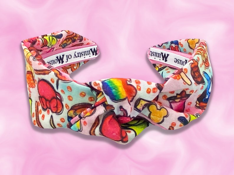 Hand Made MinistryBoutique Hairband Snacks Top Knot Headband