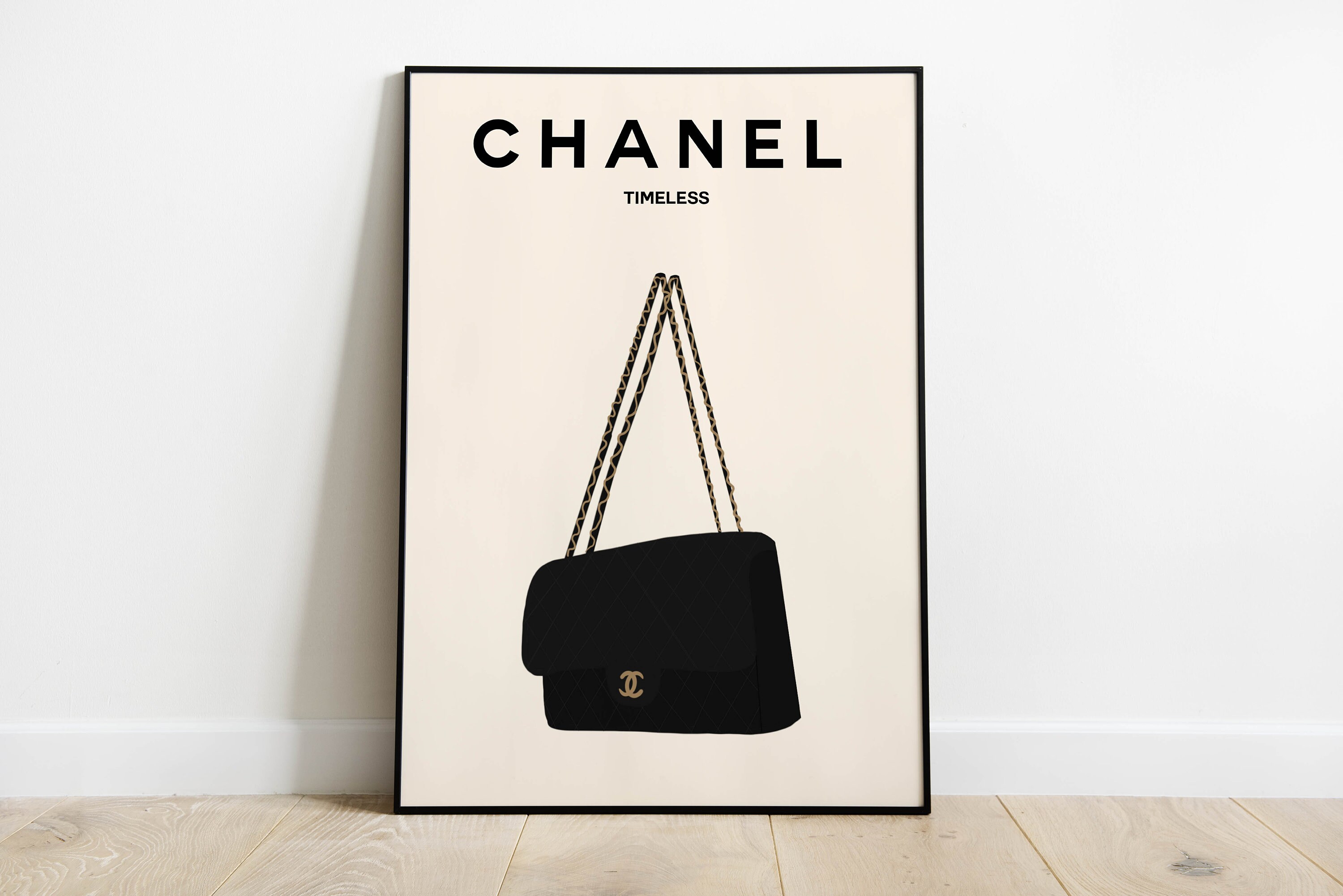 Chanel triangle bag best sale