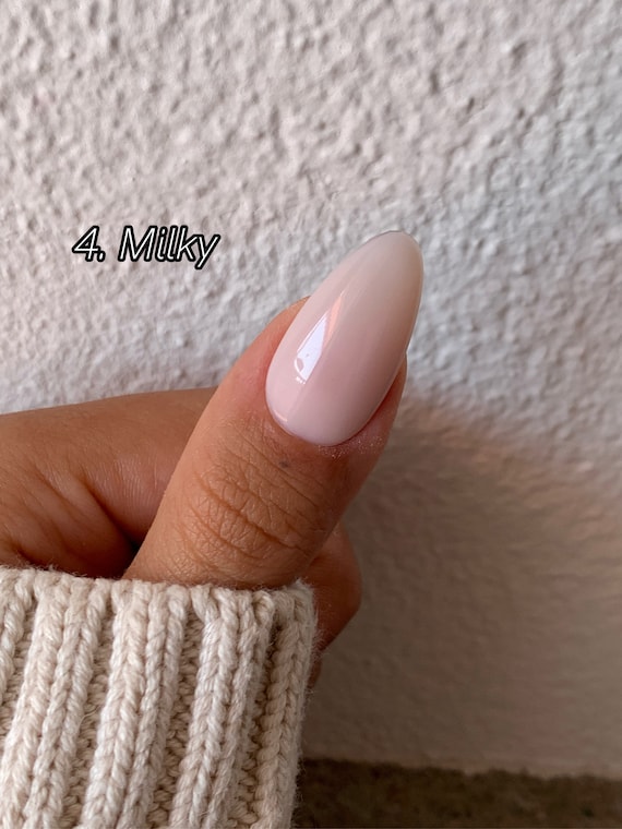 baby pink nails acrylic