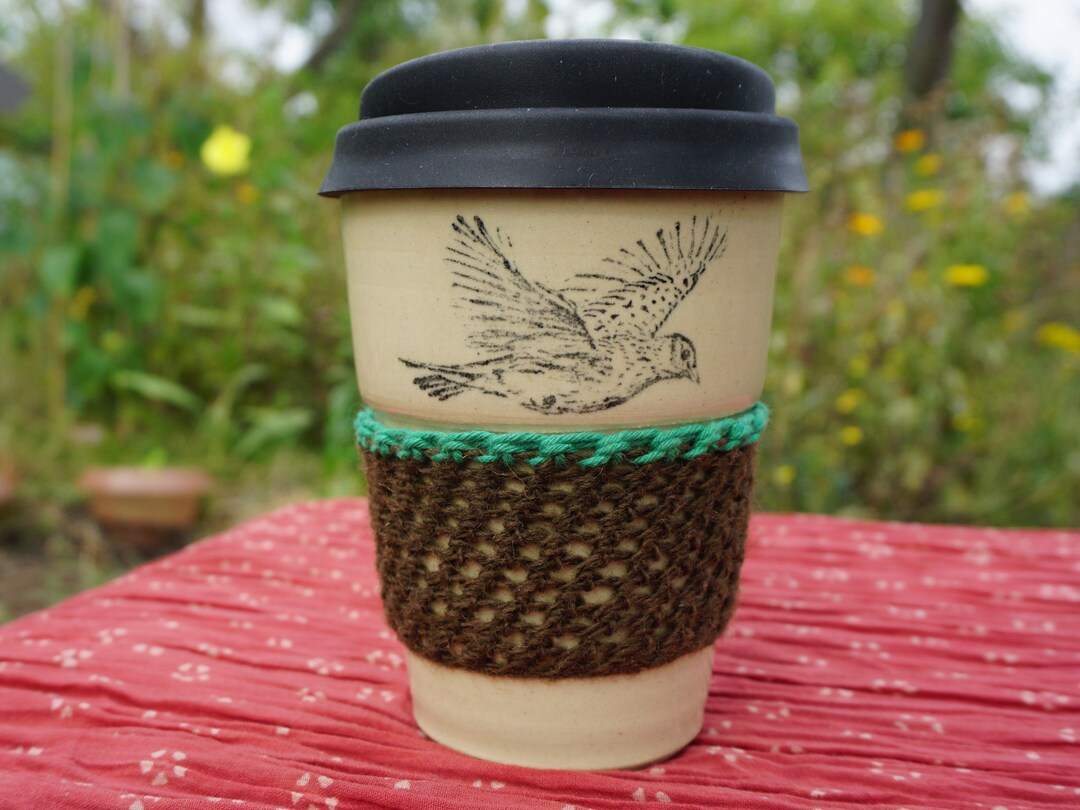 To Go Mug Made of Handmade Ceramic, Coffee to Go Mug, Coffee Mug