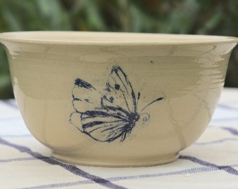 Ceramic bowl with animal motif "butterfly"