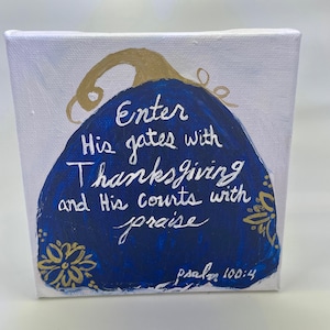 Psalm 100, christliche Kunst, handgemacht