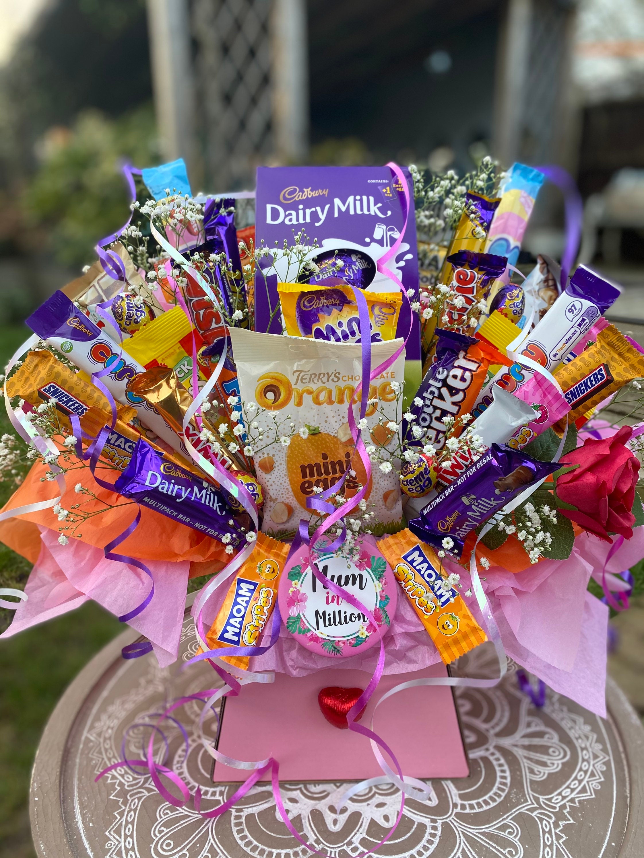 Sweet/ Chocolate Bouquet Perfect Gift for Mothers Day Etsy UK
