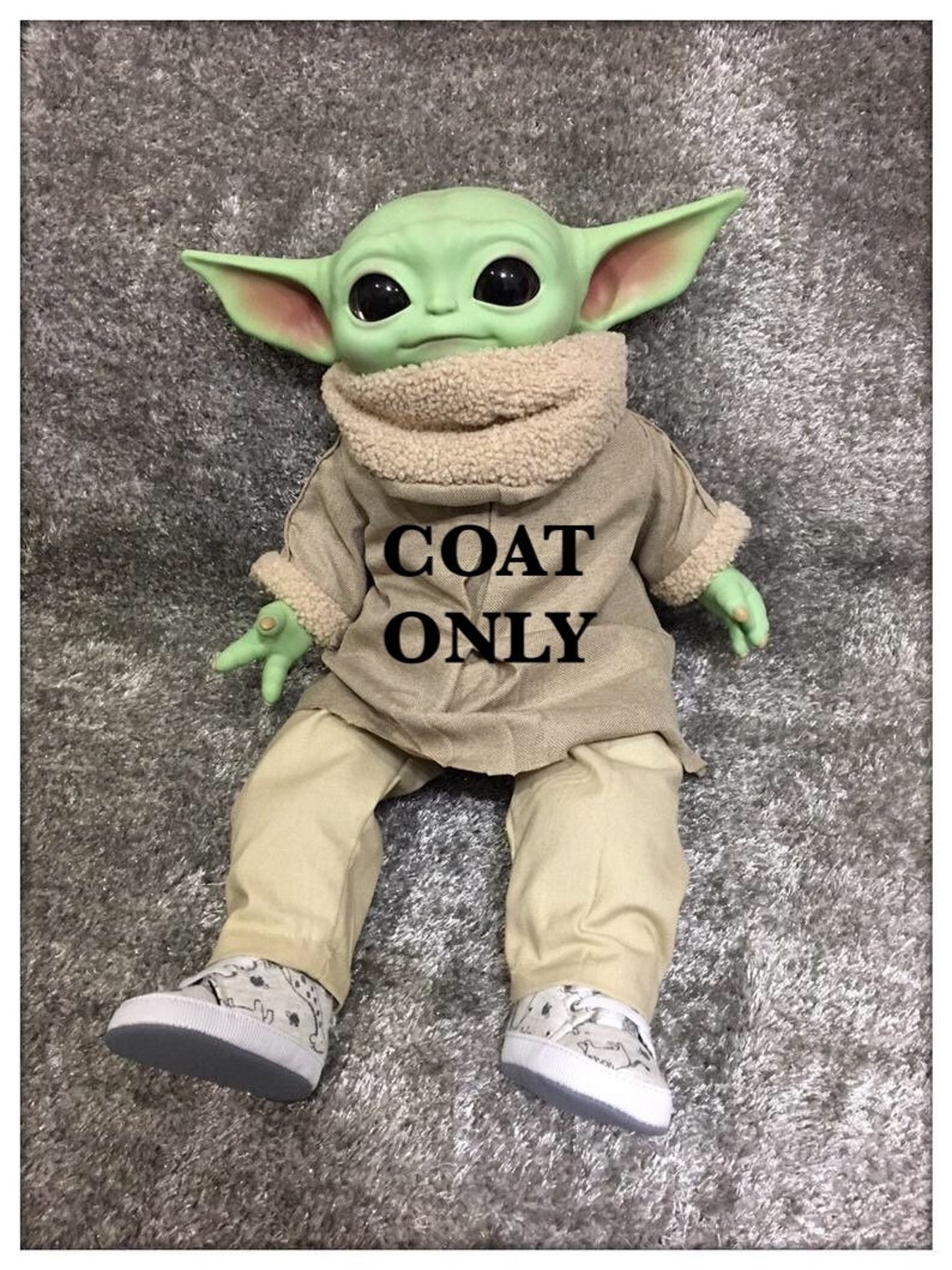 Grogu Yoda Baby Original TAN COAT/JACKET for the Child Etsy