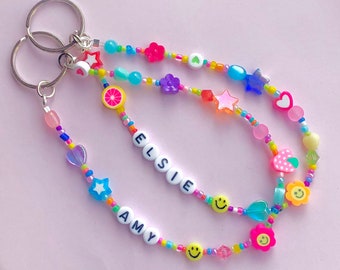 Bead keyring best sale ideas