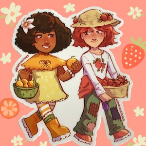 Fruity Friends vinyl sticker