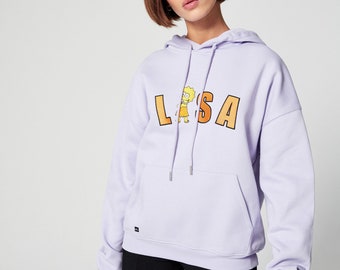 pink lisa simpson hoodie