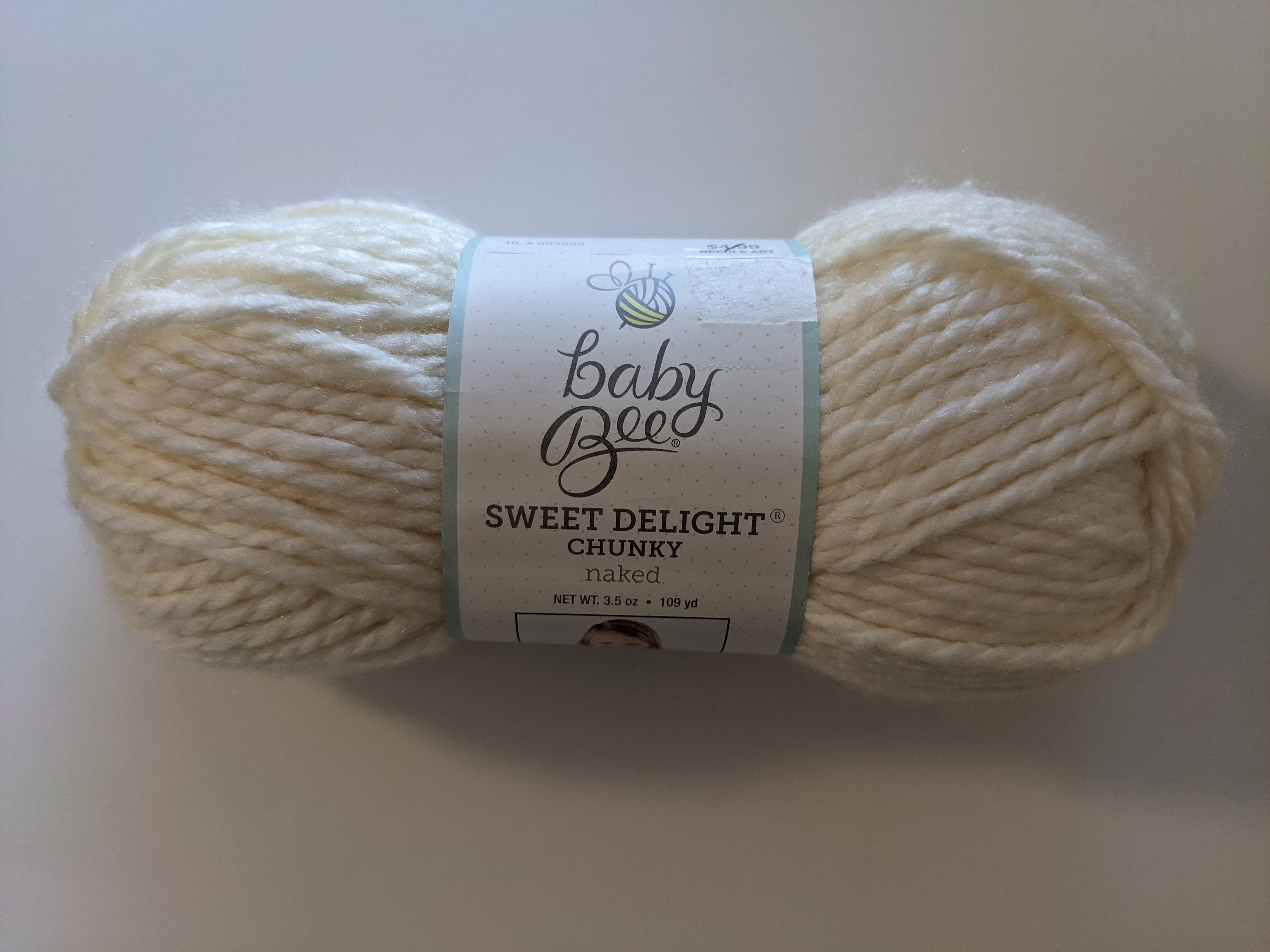 Lot of 5 Rolls of Baby Bee Yarn - Color Babys Blue - Dutch Goat