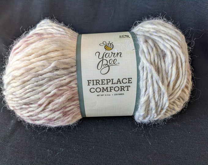 Yarn Bee Fireplace Comfort in Smoky Shadow for Crochet, Knit and Punch