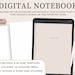 Digital Notebook | 12 Dividers Sections | 40 Digital Page Templates ...