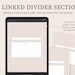 Digital Notebook | 12 Dividers Sections | 40 Digital Page Templates ...
