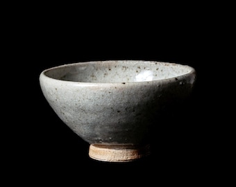 Woodfired Celadon Tea Cup: Japanese Wabi-Sabi Stoneware