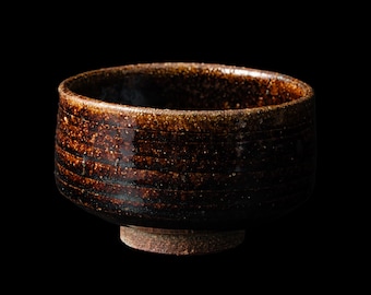 Wood-fired Tea Cup: Wabi-Sabi Stoneware