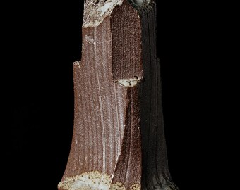Kurinuki Sculpture No. 91/24 – Wood-Fired Ceramic