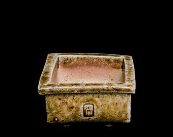 Handmade Wabi Sabi Succulent Pot, Bonsai Planter, Woodfired Pot for Cacti