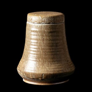 Woodfired Cremation Urn – Handmade Stoneware Pottery Cremation Urn