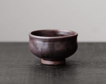 Wood-fired Ceramic Matcha Bowl, Wabi Sabi Chawan for Japanese Tea Ceremony, Handmade Teacup