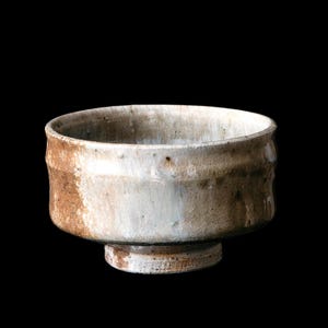 Woodfired Ceramic Matcha Bowl, Ash glazed Chawan for Japanese Tea Ceremony, Matchawan, Handmade Teacup