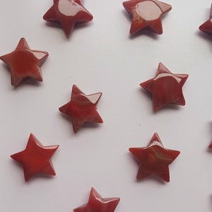 Carnelian star carving