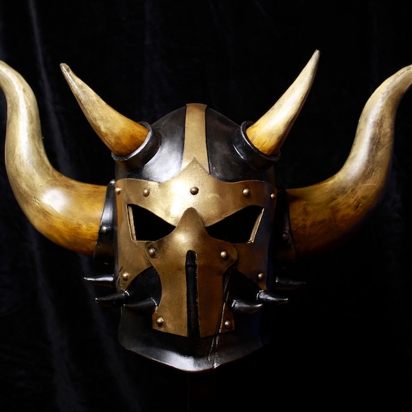 Closed Horned Helmet