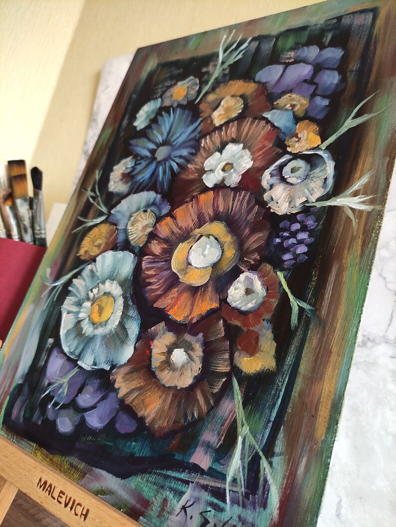 cheap with free shipping Mushrooms Painting Magic Woodland