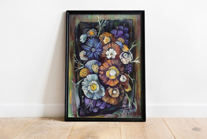 cheap with free shipping Mushrooms Painting Magic Woodland