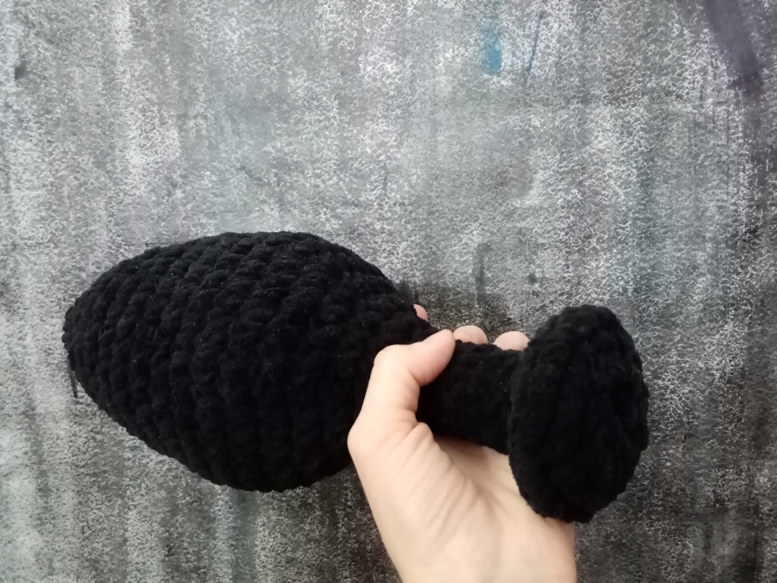 Plush Butt Plug Crochet Sex Toy 12 Inches Anal Toy Souvenir Etsy