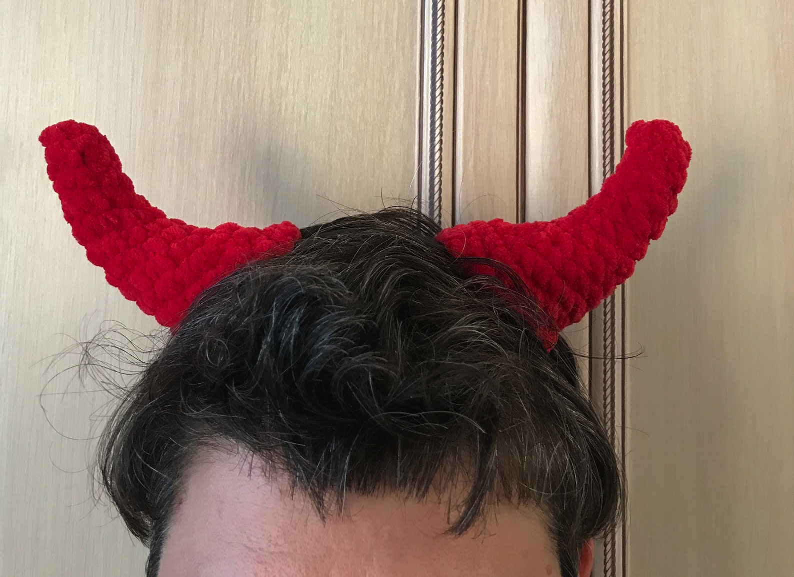 Devil Horns Headband Crochet Pattern PDF Red Horns Etsy