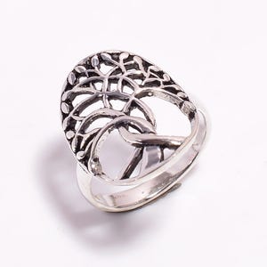 Handmade 925 Sterling Silver Ring: Healing Jewelry Gift