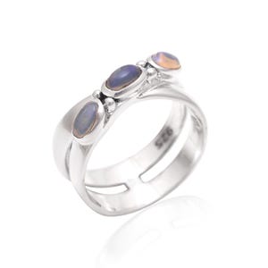 Handmade 925 Sterling Silver Gemstone Ring: Healing Jewelry
