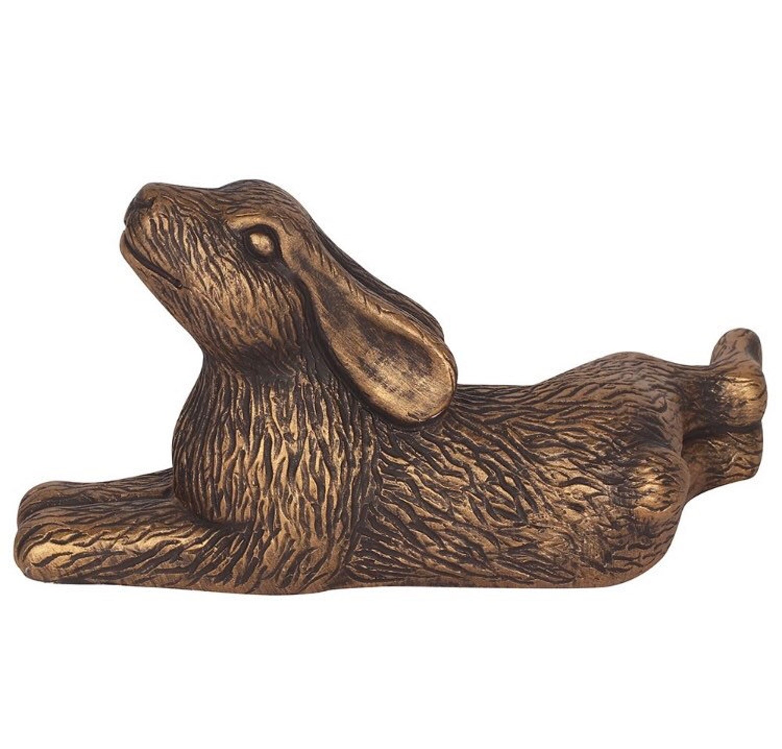 Bronze Lying Hare Ornament/garden Ornament Etsy UK