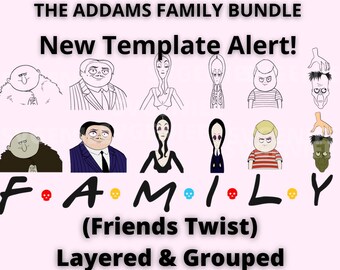 Download Addams Family Mask Etsy