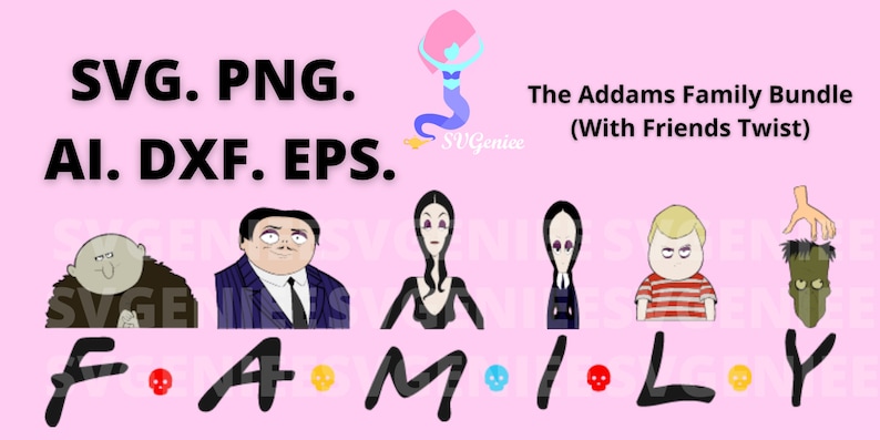 Download New Addams Family The Addams Family Friends Svg Bundle Cricut Silhouette Clip Art Art Collectibles Jesuskidsng Org