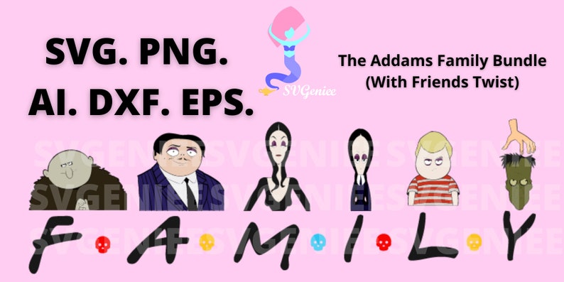 Download New Addams Family The Addams Family Friends Svg Bundle Cricut Silhouette Clip Art Art Collectibles Jesuskidsng Org