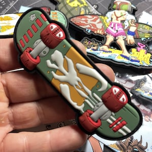 PATCHLAB Board to Death #1 PVC Morale Patches | Embroidered Patches | Hook and Loop Patches | Patches For Backpacks | Patches for Jackets