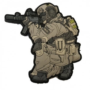 PATCHLAB Sof Operator - GSG 9 PVC Morale Patches | Hook and Loop Patches | Patches for Backpacks | Backpack Patches | Patches for Jackets