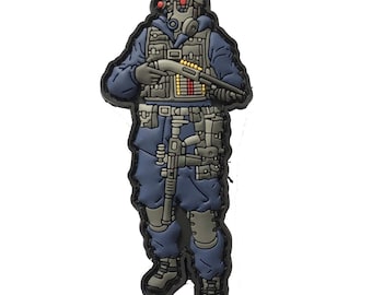PATCHLAB Callsign Beluga PVC Morale Patches Hook and Loop | Hook and Loop Patches | Hook and Loop Patches for Backpacks | Backpack Patches