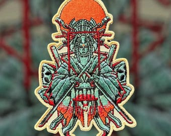 Fantômes Geisha Morale Patch Broderie Crochet Japon Tatouage Art classique Asie Patchlab